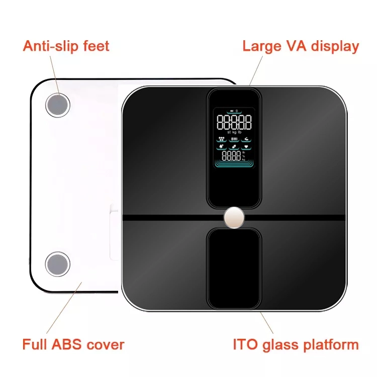 New Va Display ITO Smart Digital Body Fat Scale with Analysis APP